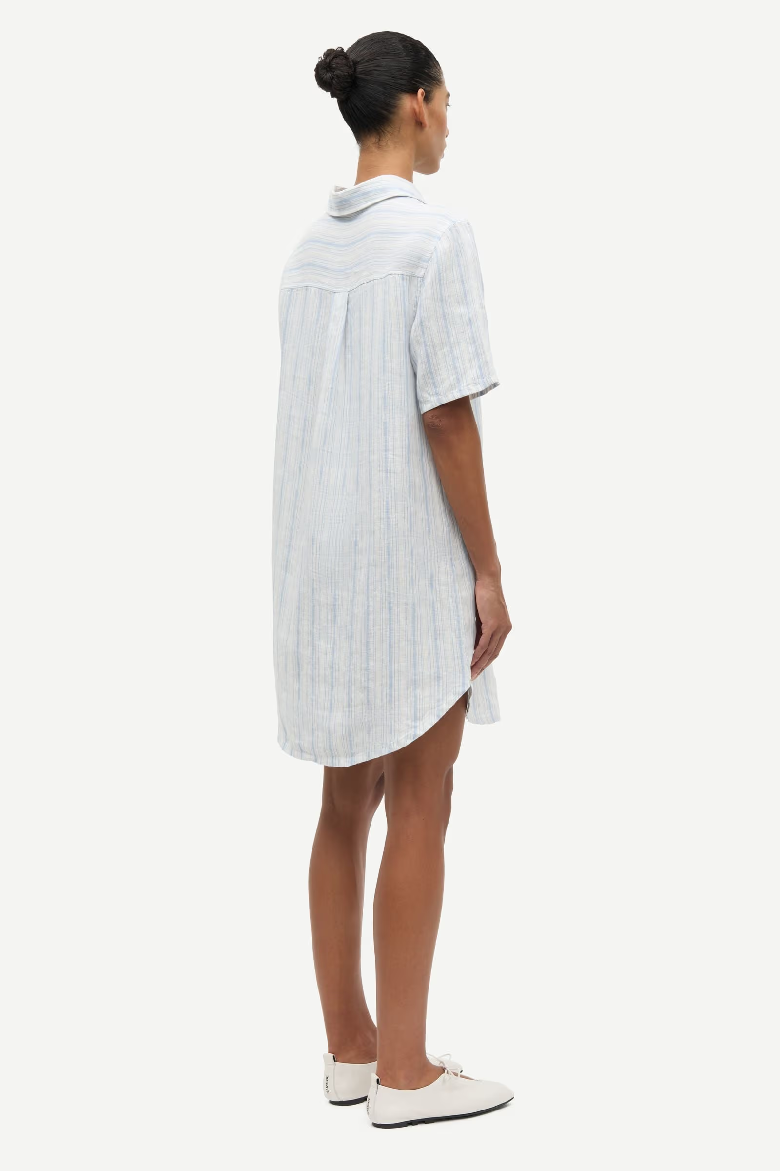Robe Samsoe Statone rayée chemise close